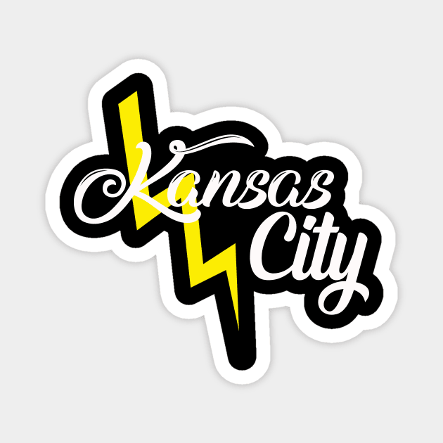 kansas city Magnet by MAU_Design