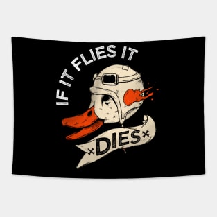 Duck Flies Tapestry