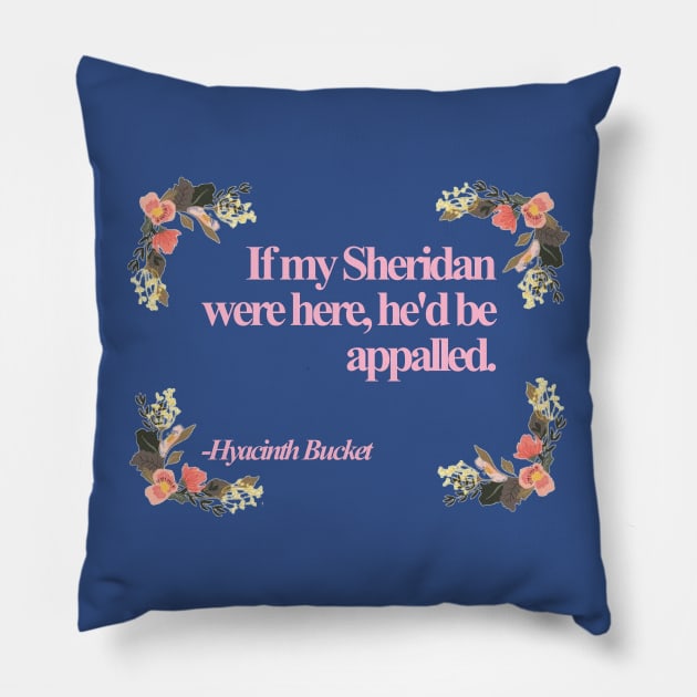 Hyacinth Quotes Pillow by jeremiahm08