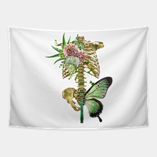 Blooming Ribcage Tapestry