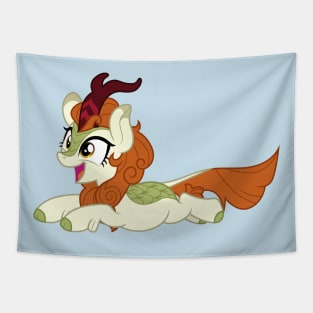 Leaping Autumn Blaze Tapestry