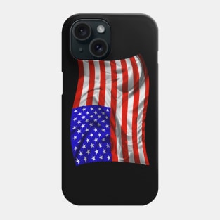 Waving USA Flag Phone Case