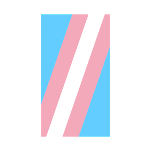 Proud Trans Transexual Pride Flag (Proud LGBTQ+ Community Pride Flag) v2 T-Shirt