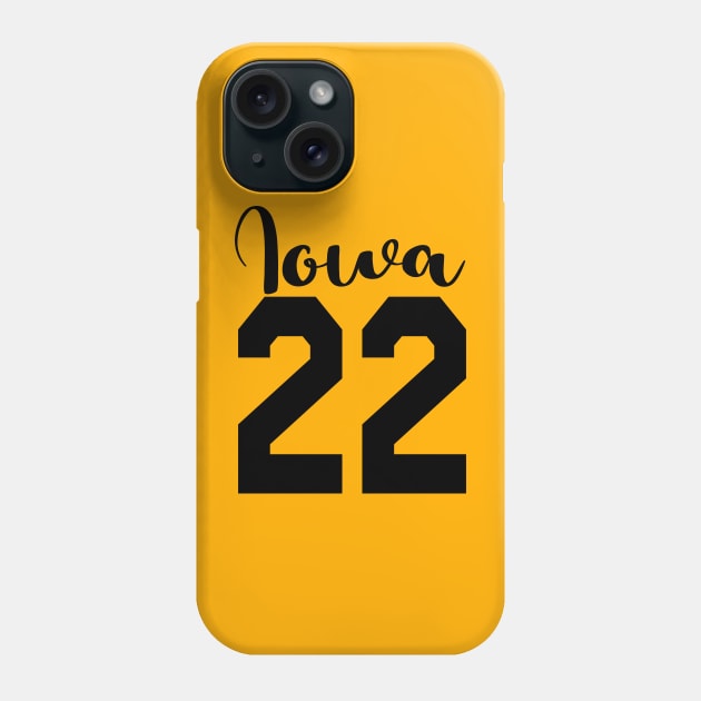 Caitlin Clark 22 iowa Phone Case by Folke Fan Cv