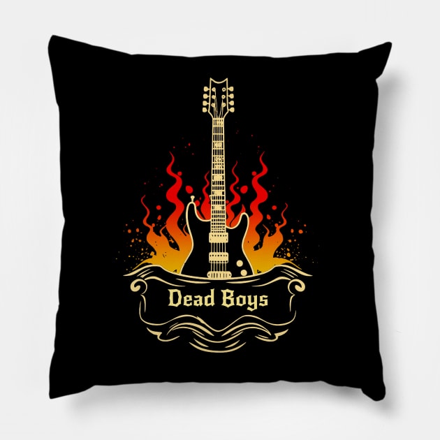 Dead Boys Pillow by Monarchy Happy Market