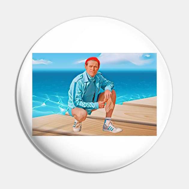 The Life Aquatic with Steve Zissou Klaus Pin by Chelsea Seashell