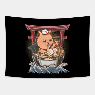 neko ramen Tapestry