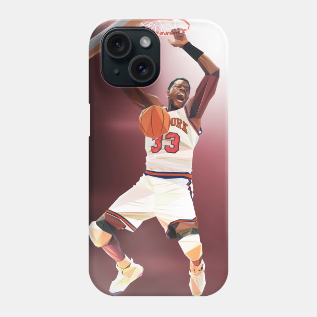 PATRICK EWING / LOW POLY Phone Case by Jey13