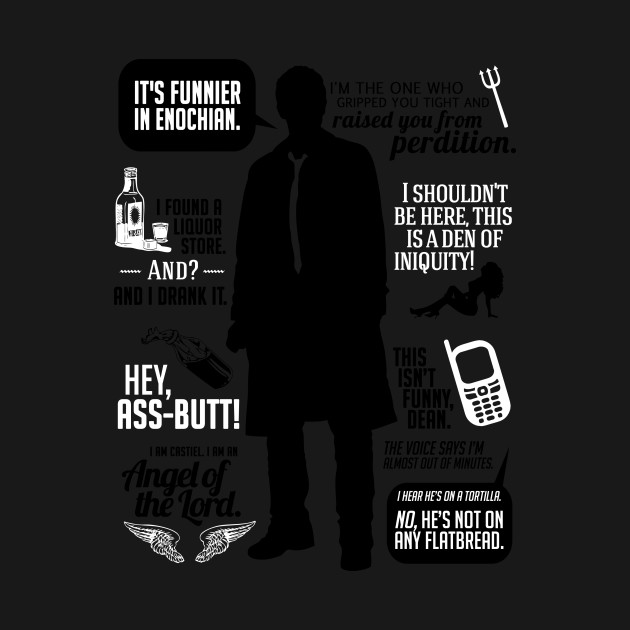 Discover Castiel Quotes - Castiel - T-Shirt