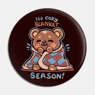 Cozy Blanket Season Pin