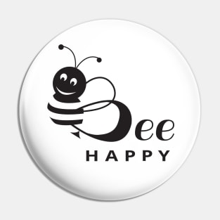 Bee Happy Pin