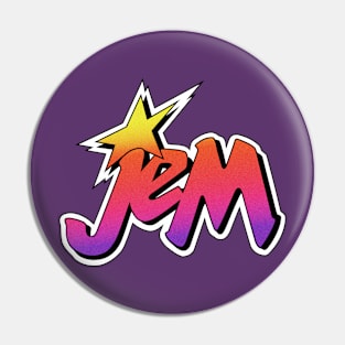 Jem Logo Pin