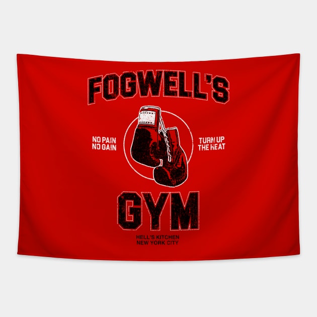 Fogwell's Gym (Variant) Tapestry by huckblade