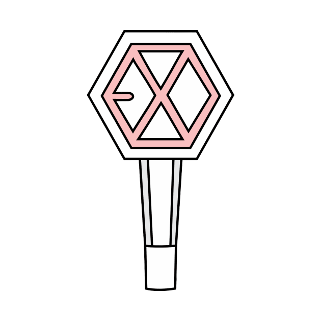 EXO PINK LIGHTSTICK by kwaii