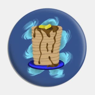 Pixelated Pancake Stack Pin