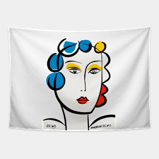 Mondrianissimo Woman Tapestry