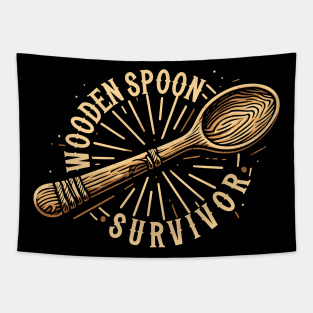 Wooden Spoon Survivor Tapestry