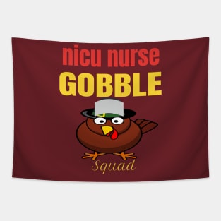 Nurse Turkey Fquad Funny Thanksgiving gift Tapestry