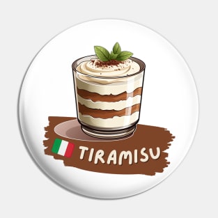 Tiramisu | Italian cuisine | Traditional Food Pin