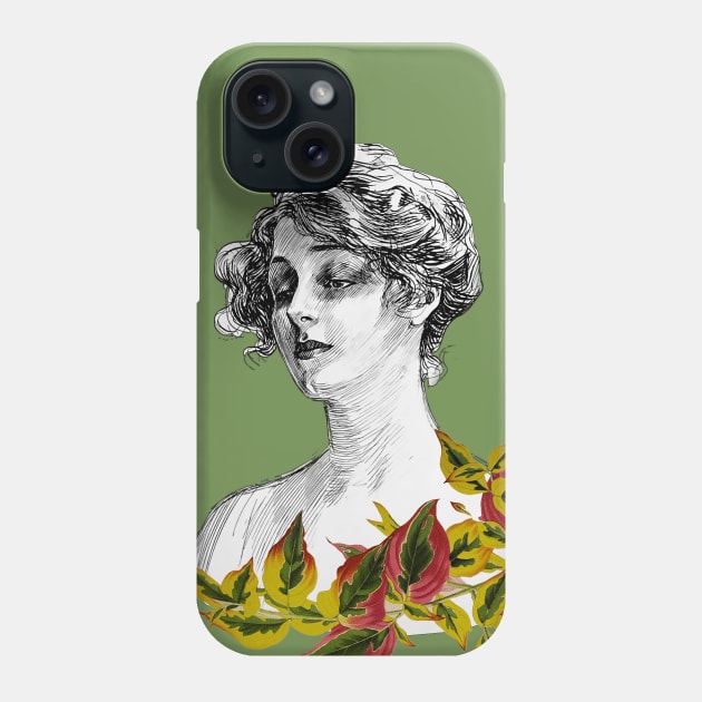 dark looking girl Phone Case by Marccelus