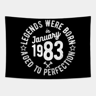 Legends Were Born in January 1983 Tapestry