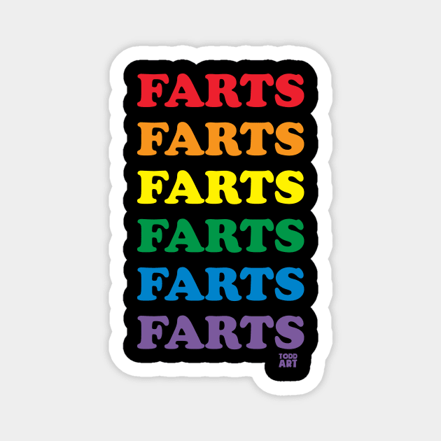 FARTS Magnet by toddgoldmanart