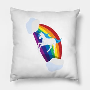 The Blue Unicorn Pillow