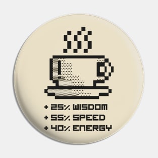 gamer coffee Pin