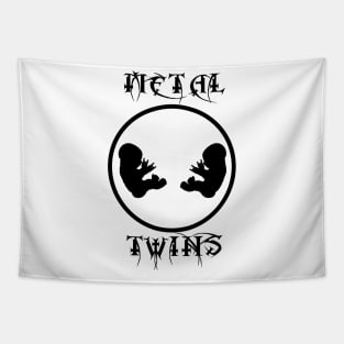 Metal Twins Tapestry