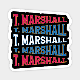 NATIONAL TEXT ART USA MARSHALL Magnet