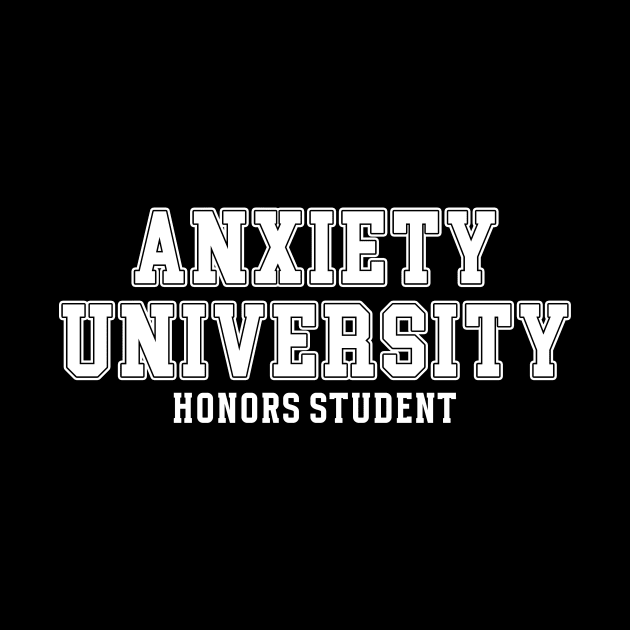 Anxiety University Honors Program Sweatshirt, Y2K Style University Sweatshirt, Mental Health Shirts, Anxiety Shirt, Gag Gift Shirt by Hamza Froug