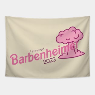 I Survived Barbenheimer 2023 Tapestry