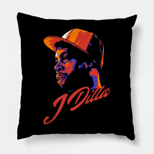 J Dilla Pillow by lazartemarjun