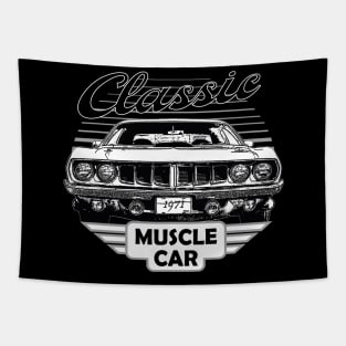 Plymouth Hemi Cuda Classic American Muscle Car 70s Tapestry