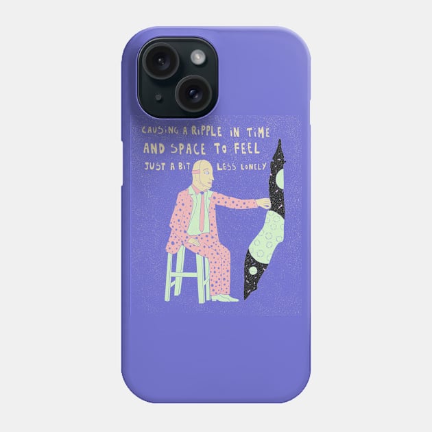 The Void is a lonely place Phone Case by Rubbish Cartoon