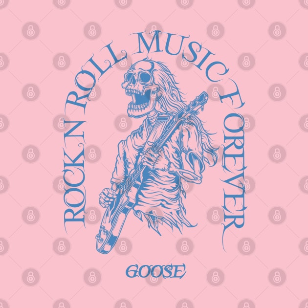 Goose /// Skeleton Guitar Player by Stroke Line