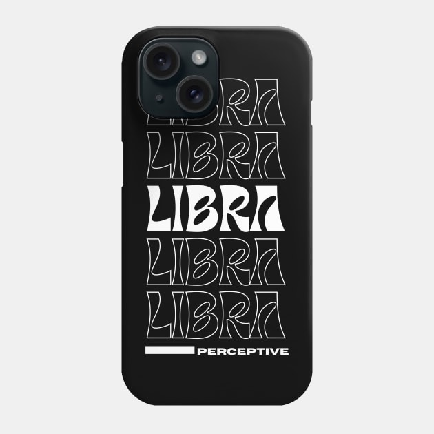 Libra retro zodiac design Phone Case by Juliet & Gin