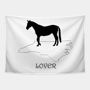 North Carolina Horse Lover Gift Tapestry