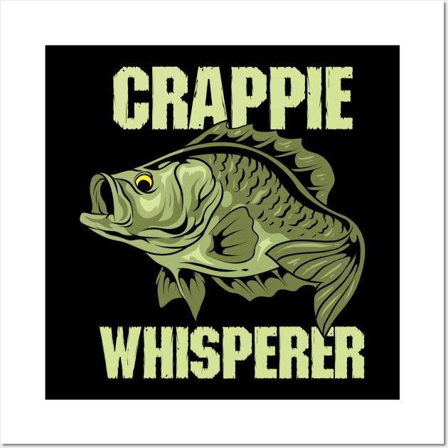  Fishing for Crappie Fish Graphic Art Crappie Fisherman