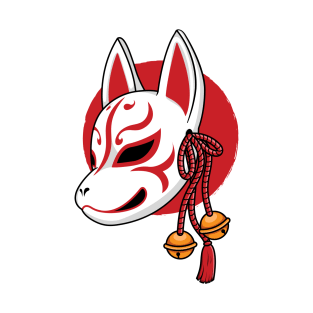 Japanese kitsune mask T-Shirt