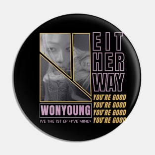 Either Way Wonyoung IVE Pin
