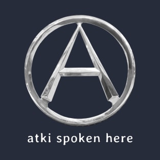 Atkinson 1970s British classic lorry "Atki spoken here" T-Shirt