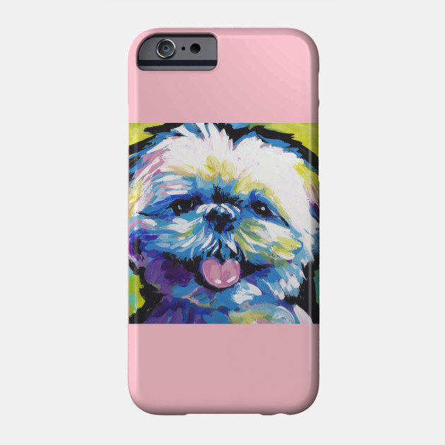 Shih Tzu Bright Colorful Pop Dog Art Shih Tzu Phone Case