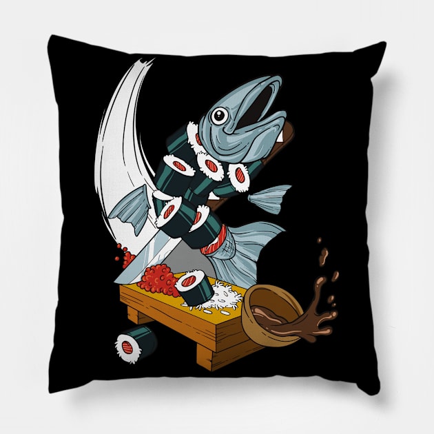 Sliced-Sushi Pillow by gdimido