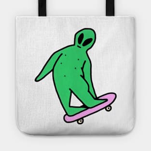 Alien skater Tote