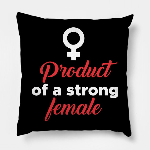 Product of a strong female Pillow by Mayathebeezzz