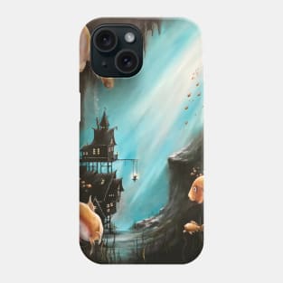 In the deep, but not alone Phone Case