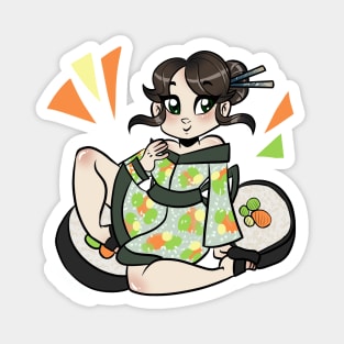 Sushi Girl Magnet