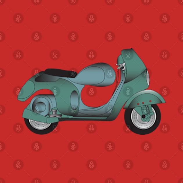 Vespa Corsa "Alloy Frame" by kindacoolbutnotreally