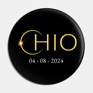 Solar Eclipse 2024 State Ohio Total Solar Eclipse Pin